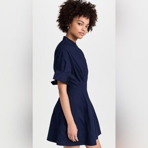 STAUD Navy Blue Mini Dress